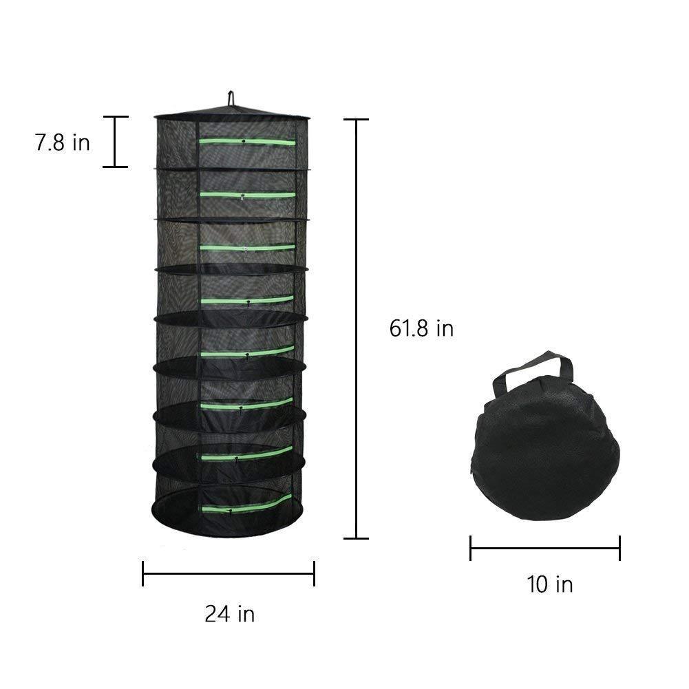 Anti-fly and insect-proof clothes net rack