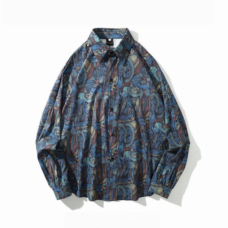 Printed western-style shirts for men and women