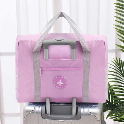 Travel solid color round bar package folding travel storage bag clothing finishing package