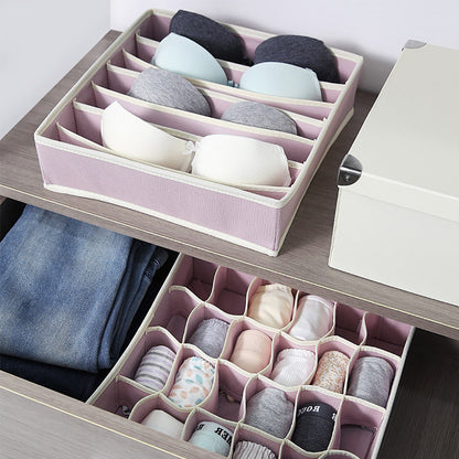 Wardrobe underwear fabric storage box