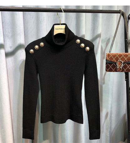 The Turtleneck Sweater Is Cost-effective For Women To Wear Outside