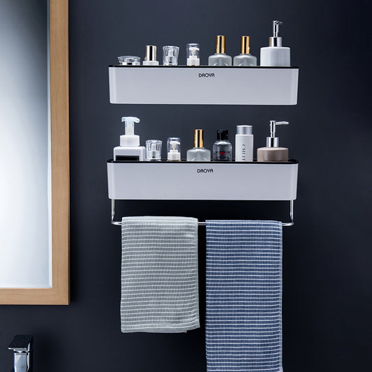 Bathroom Shelves, Perforated Ceramic Tile Walls, Toothpaste Cups, Bathroom Shelves