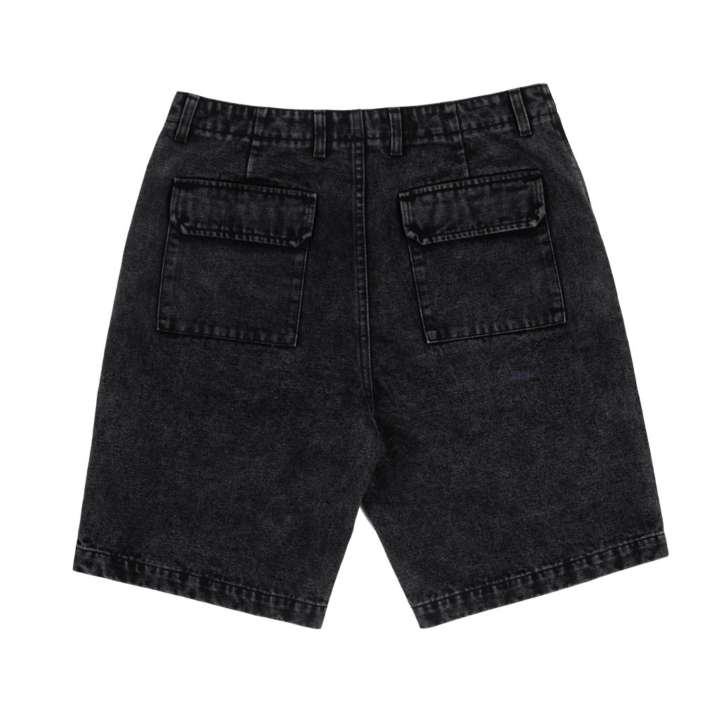 Washed Vintage Denim Casual Shorts Denim Multi-pocket Trend