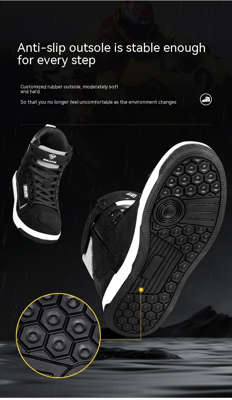 Motorcycle Boots Summer Breathable Drop-resistant Parkour Shoes