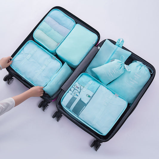Eight-piece Waterproof Travel Storage Bag