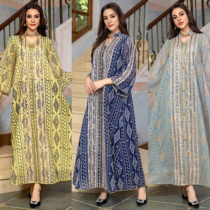 Women's Fashion Dress Dubai Robe
