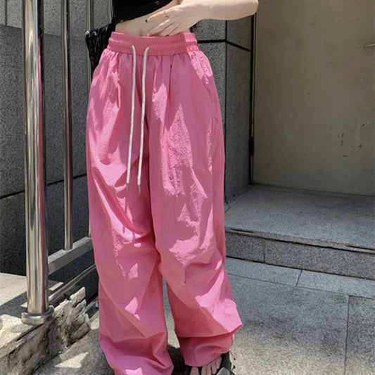 Women's Loose Straight Color Casual Pants
