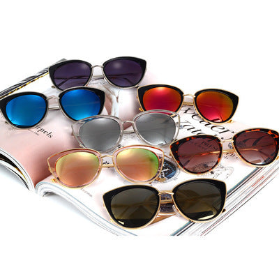 new colorful fashion sunglasses sunglasses men face big black round glasses wholesale metal frame