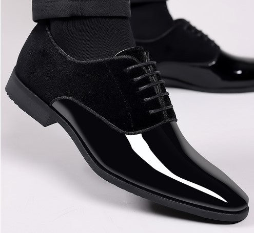 Men's Formal Business Leather Shoes Lightweight High-end Trendy Men's Shoes Low Top