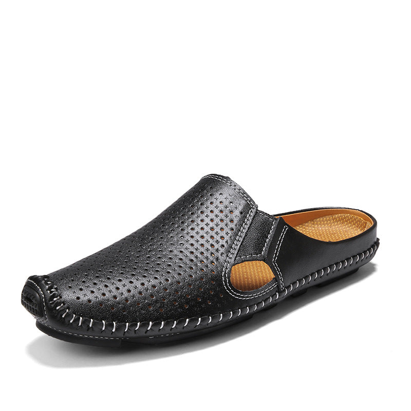 Breathable Stylish Semi-slippers Men's Hollow