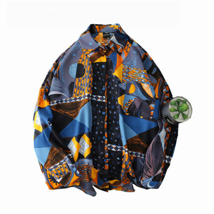 Printed western-style shirts for men and women