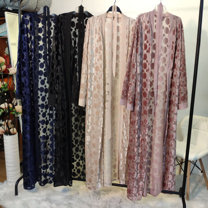 Fashion Hot Selling Dubai Arab Cardigan Robe