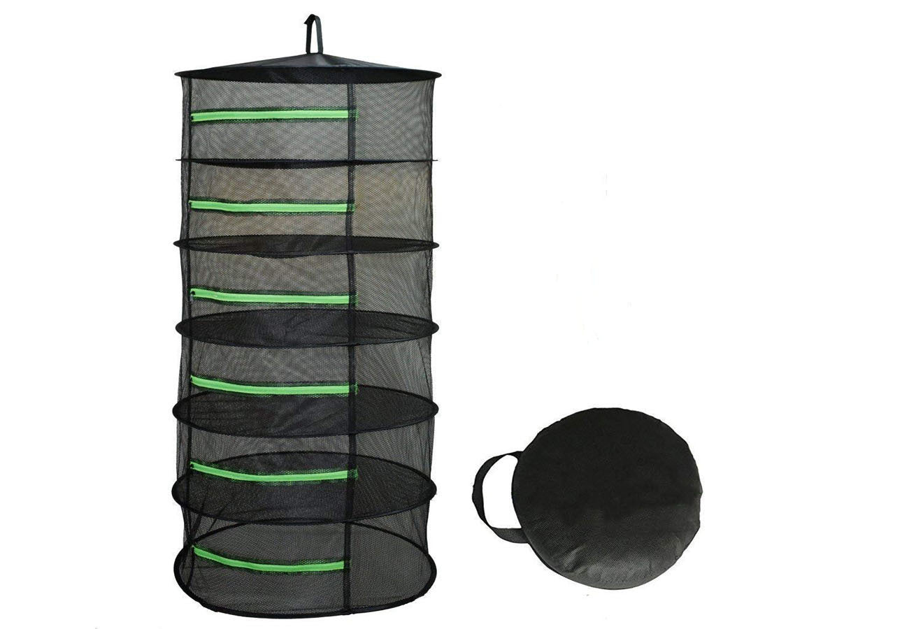 Anti-fly and insect-proof clothes net rack