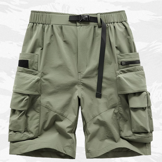 Men's Loose-fitting Casual Multi-pocket Five-pocket Pants