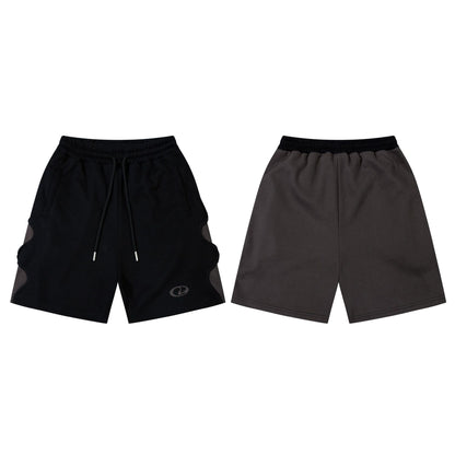 Couple's Men's And Women's Shorts Special-interest Design Stitching