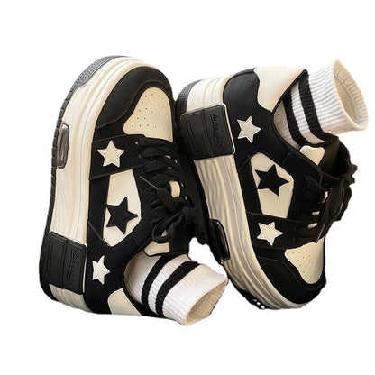 All-match Thick Bottom Increased Hong Kong Style Lightweight Sneakers