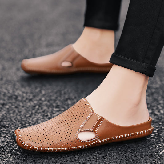 Breathable Stylish Semi-slippers Men's Hollow