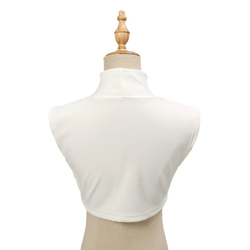 Dralon Detachable Collar White Women's Fashion Soft