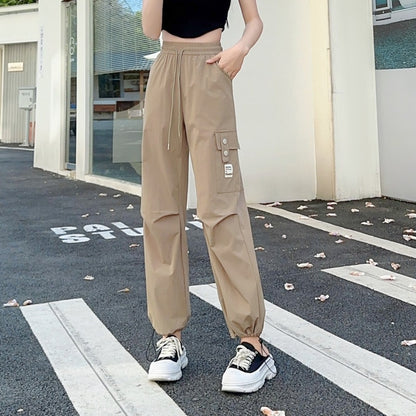 American Style Overalls Quick-drying Sports Straight Wide Leg