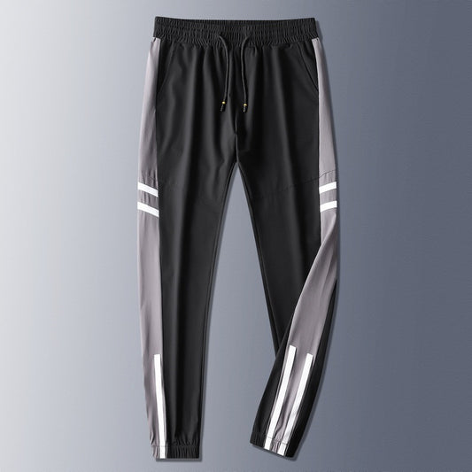 Plus Size Summer Sweatpants Men Sportswear Black Joggers