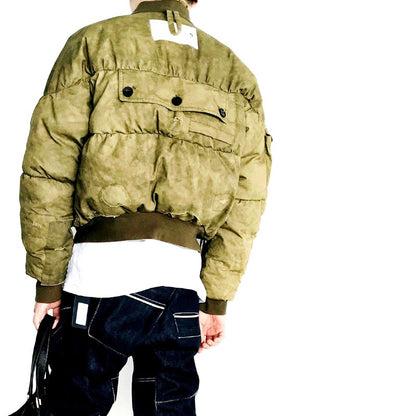 Autumn And Winter Thickened Warm Baseball Down Jacket Men's Fashion