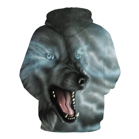Wolf Print Sweater
