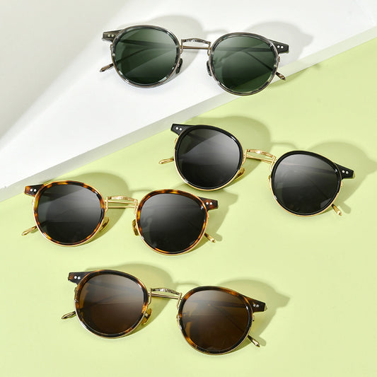 Fashionable Circular Polarized Sunglasses For Men And Women