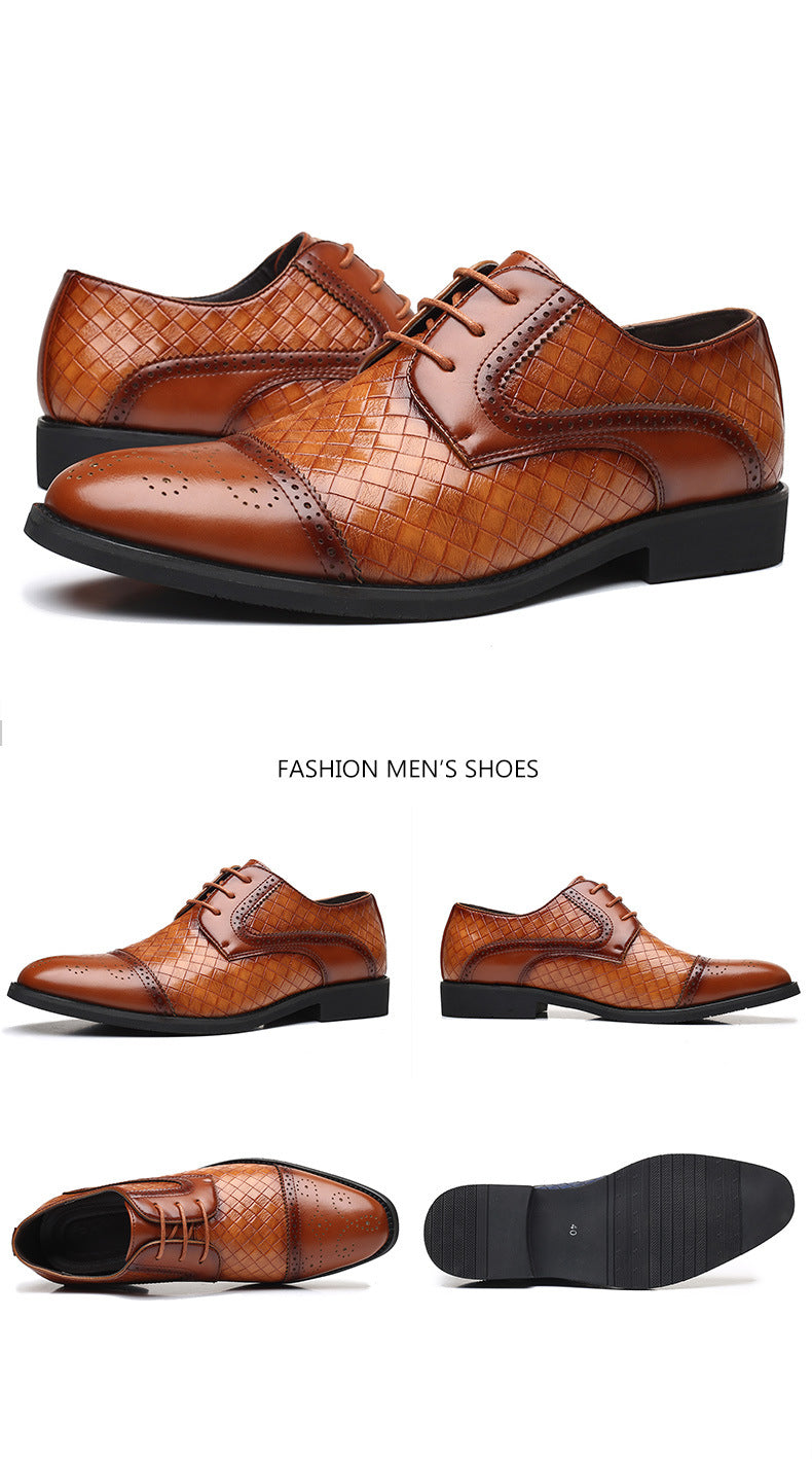 Men's Trendy Business Casual Leather Shoes