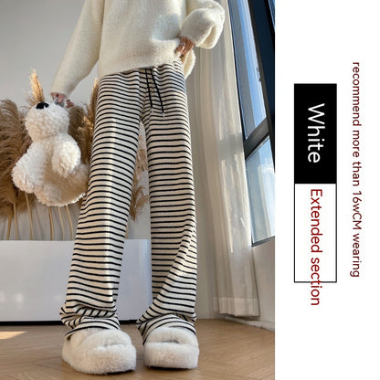Knitted Striped Wide-leg Pants Children