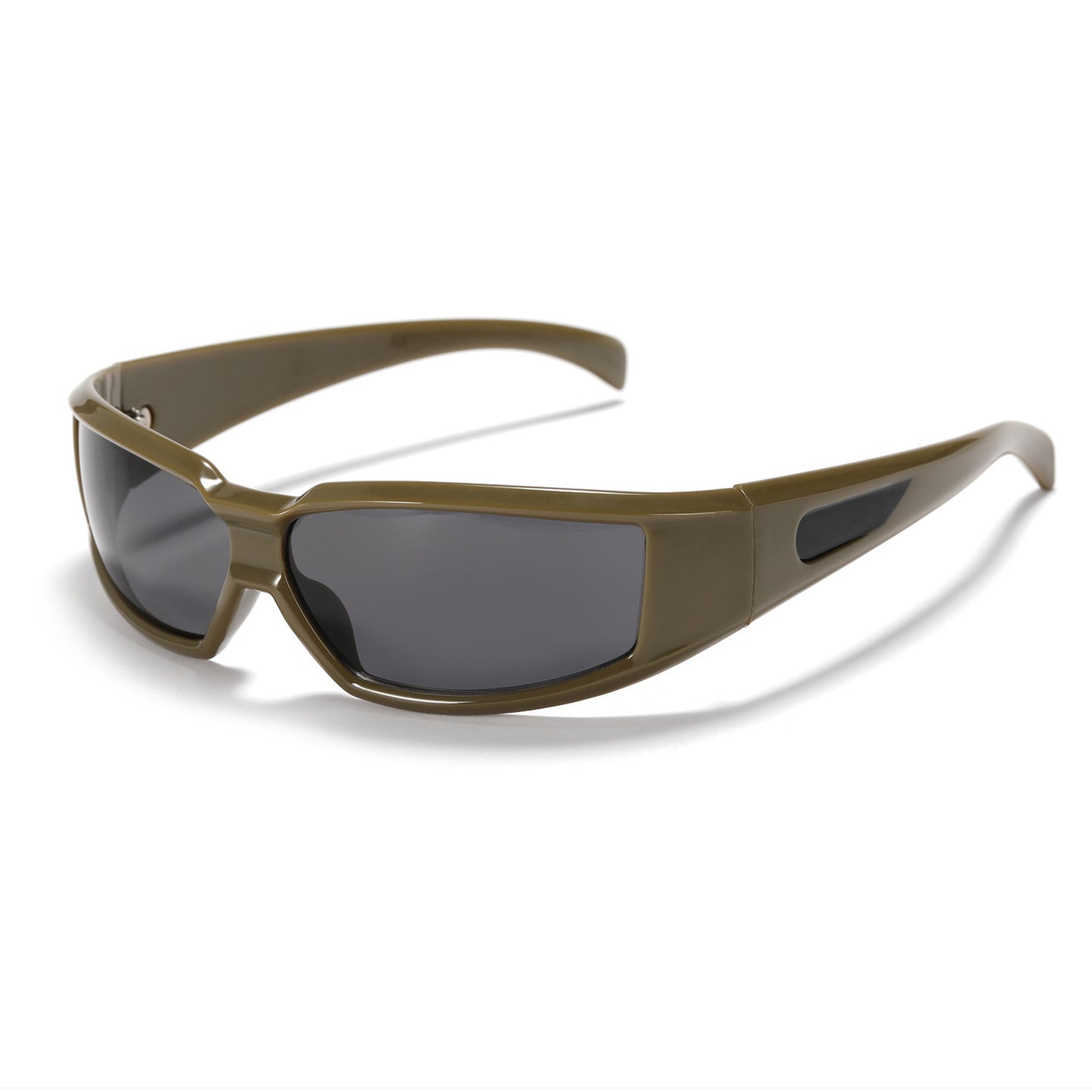نظارات شمسية بإطار بيضاوي للرجال والنساء UV400 Fashion Y2K Retro Punk Pink Glasses Hip Hop