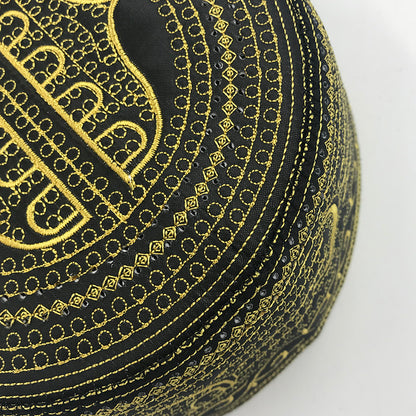 Cotton Embroidery Caps New Muslim Men Prayer Hats