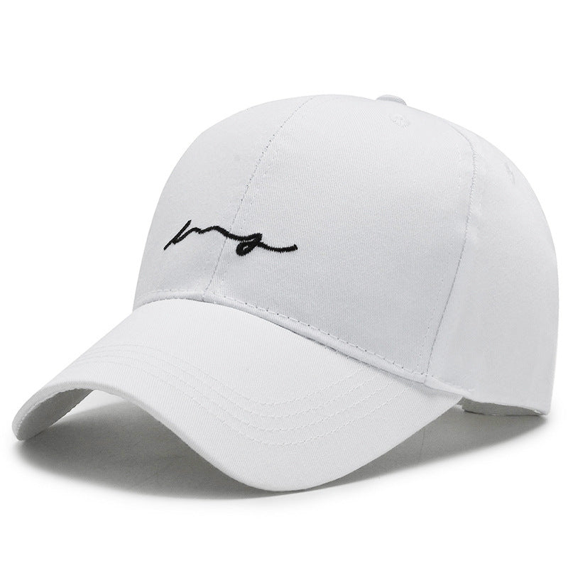 Casual Sunshade Letter Curved Brim Hat