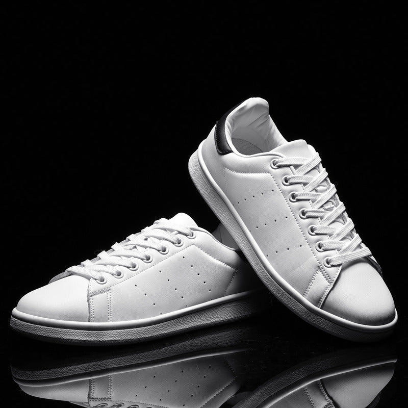 Lace-Up White Shoes Sneakers For Men And Women Couples