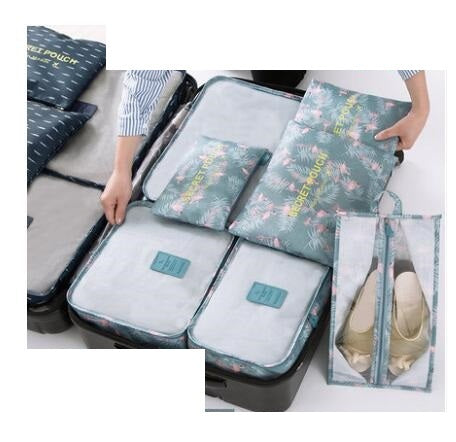 حقائب السفر والتعبئة الفرعية وتخزين الملابس الداخلية وفرزها
