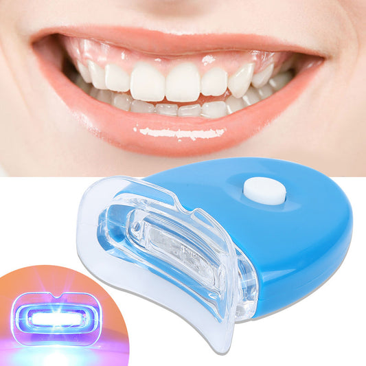 أداة أسنان جميلة لأسنان الشعر، أداة أسنان خفيفة باردة، أداة منزلية للأسنان الجميلة، مقياس الضوء الأزرق