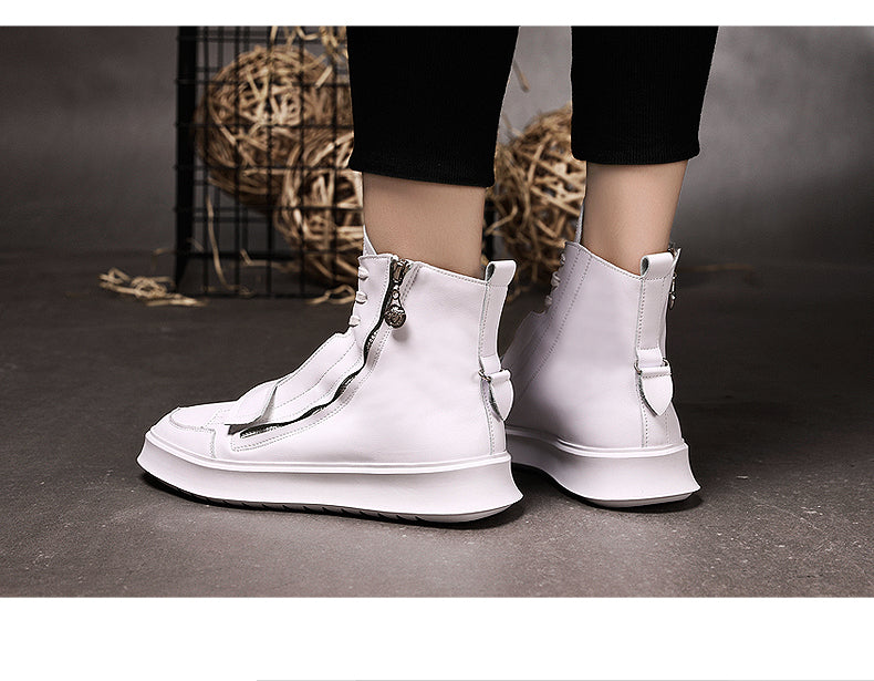 PU leather Men Boots Winter Ankle Boots