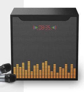 Amoi Family Ktv مجموعة الصوت مجموعة كاملة من معدات آلة الكاريوكي تلفزيون الغناء غرفة المعيشة آلة الكاريوكي الصغيرة المتكاملة ميكروفون لاسلكي ميكروفون آلة الغناء المنزل K أغنية المتكلم