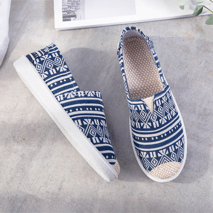 Old Beijing Cloth Shoes Women'S Singles Flat Shoes
