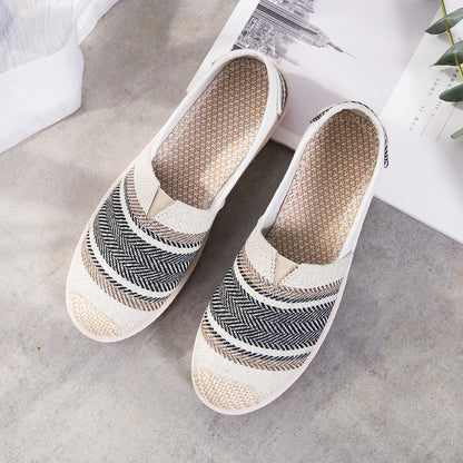 Old Beijing Cloth Shoes Women'S Singles Flat Shoes