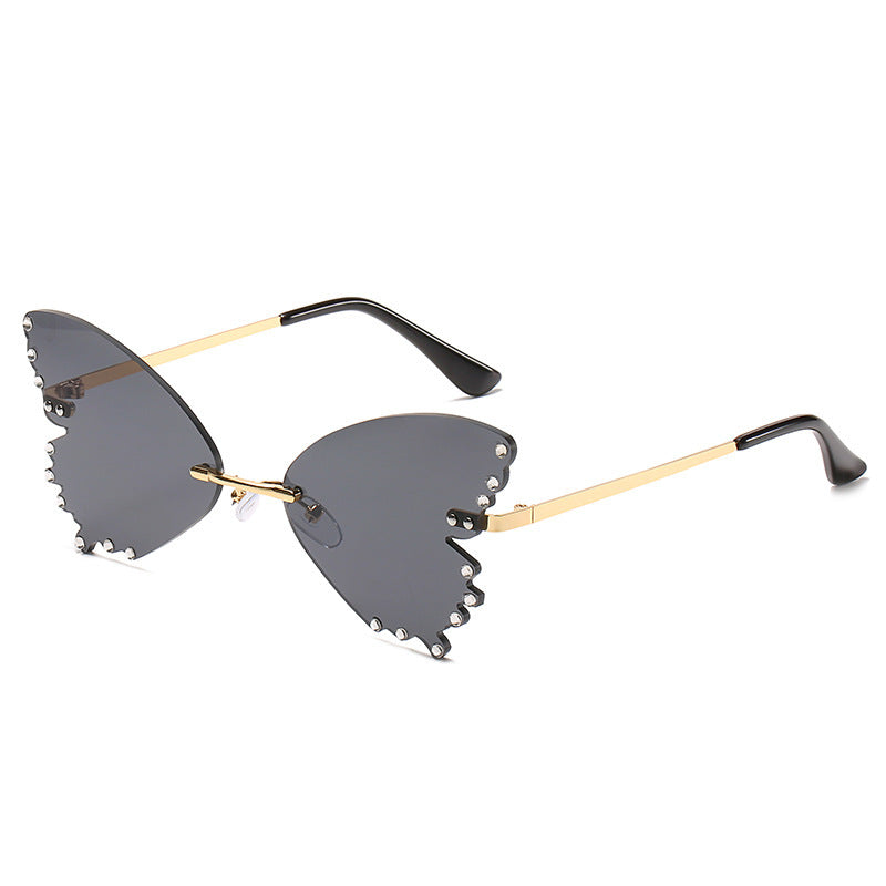 Sunglasses Women Street Shot Sweet Sunglasses Butterfly Glasses