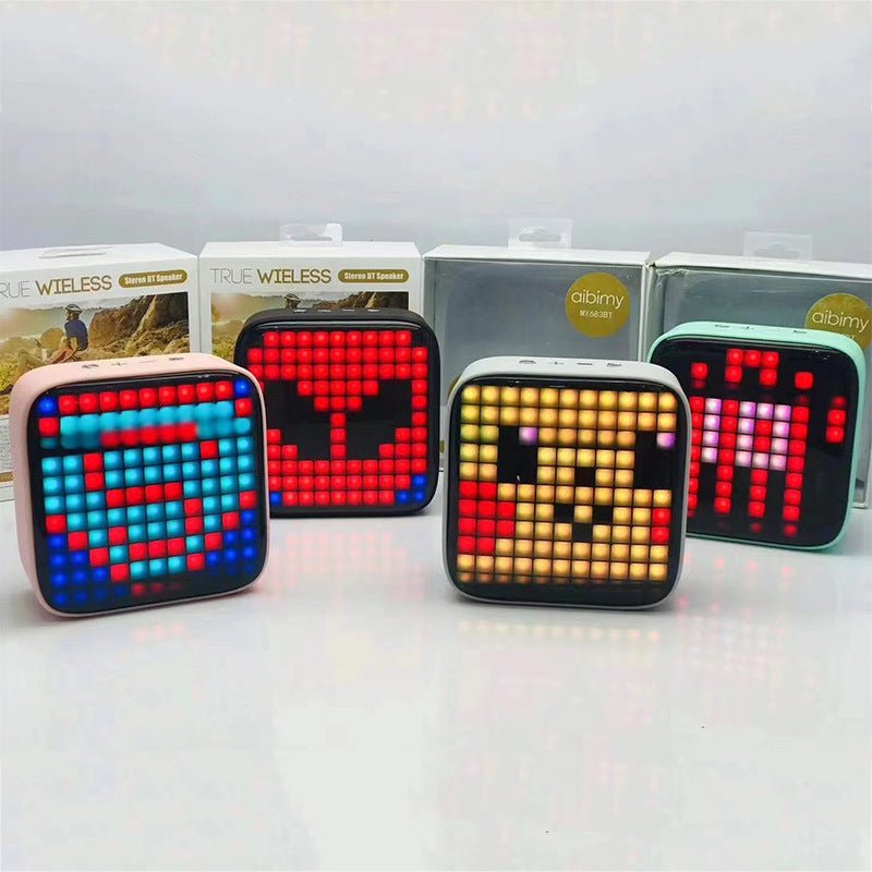 Square LED Creative Bluetooth Speaker