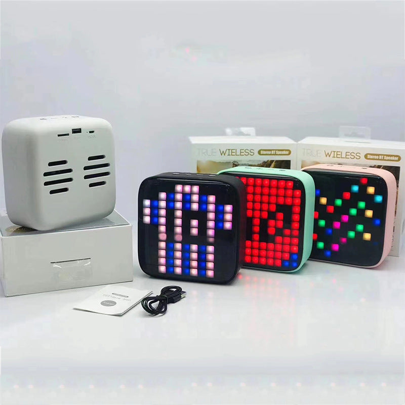 Square LED Creative Bluetooth Speaker