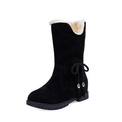 Ladies plus fleece snow boots