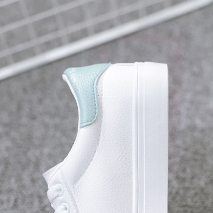 ربيع جديد حذاء أبيض مسطح غير رسمي للنساء