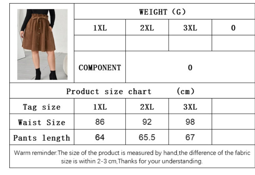 Women's Polyester Umbrella Skirt Retro Slimming High Waist Casual