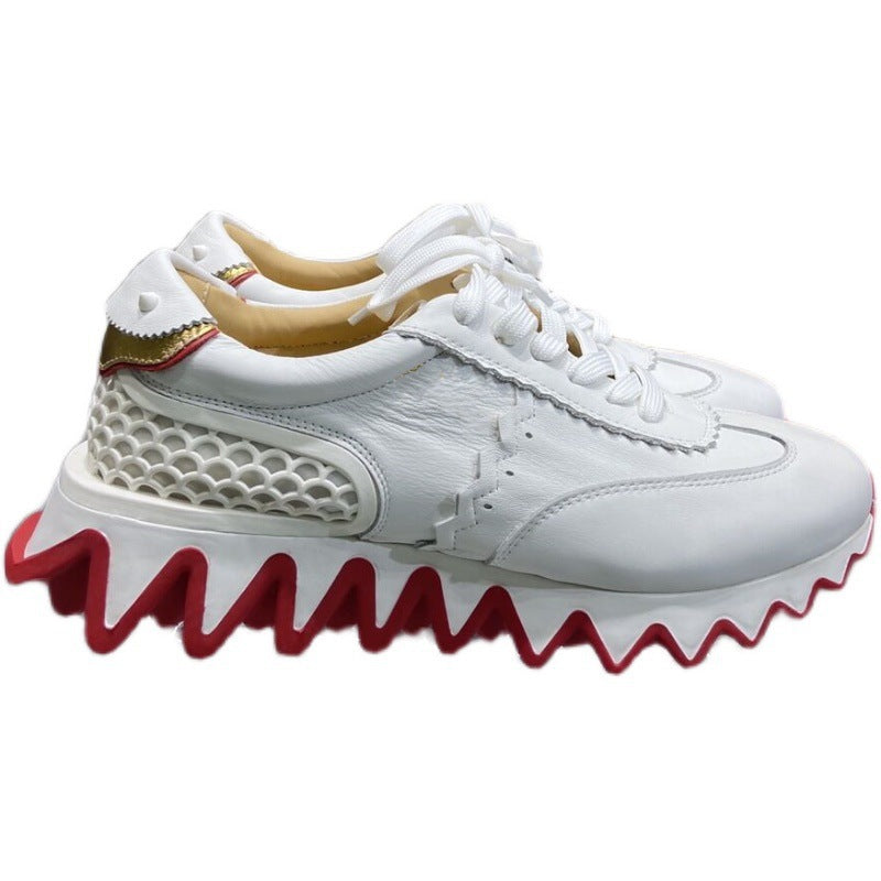 New Thick Soled Women's Sports Leisure Shoes Rivet