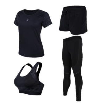 Mulheres Sportswear Terno Dos Esportes De Treinamento Em  Collants Mulheres Yoga Roupas De   Encaixe De  Wicking Conjuntos De Jogging Roupa