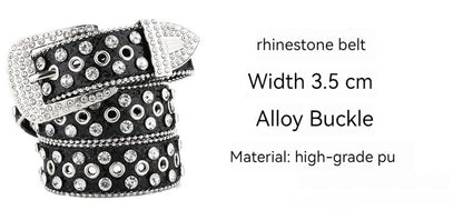 Women's Rhinestone Inlaid Decoration Belt