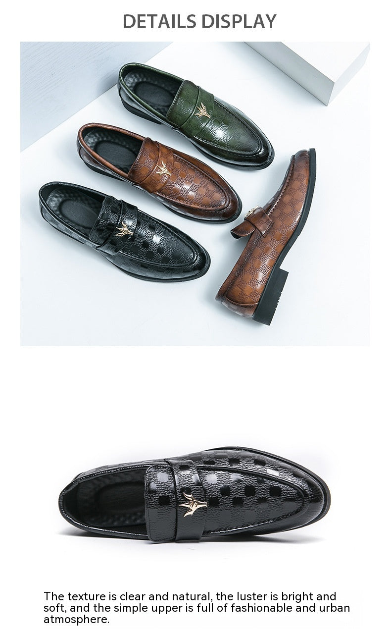 أحذية جلدية رسمية لرجال الأعمال الأوروبية والأمريكية