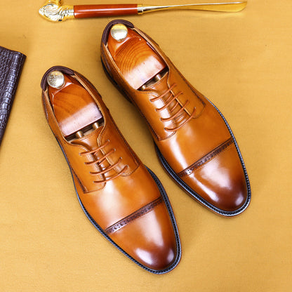 Men's Leather Shoes Business British Men's Shoes